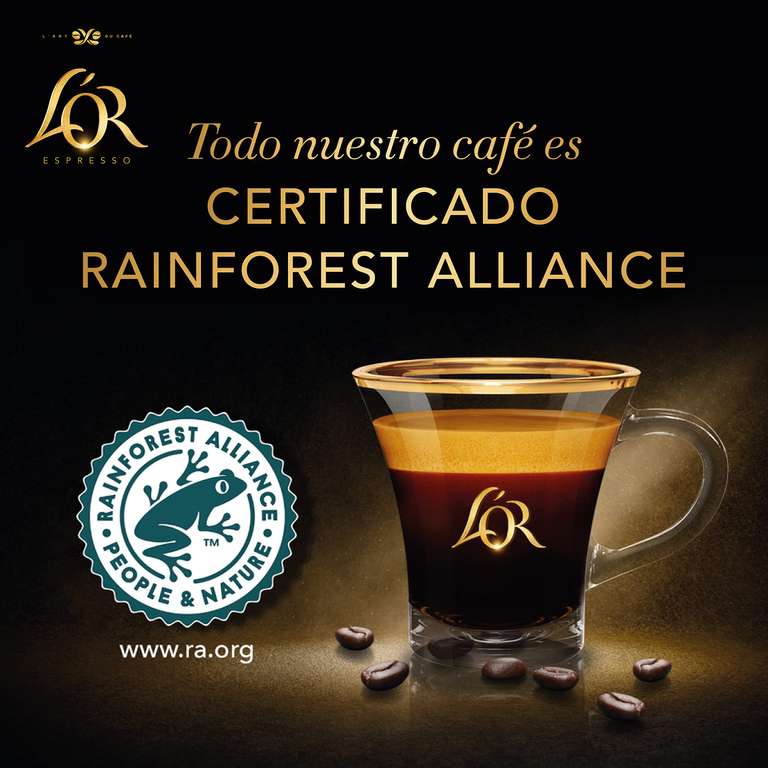 L'OR Espresso Cápsulas de Café Delizioso | Intensidad 5 | 200 Cápsulas Compatibles Nespresso (R)* - Amazon Exclusive