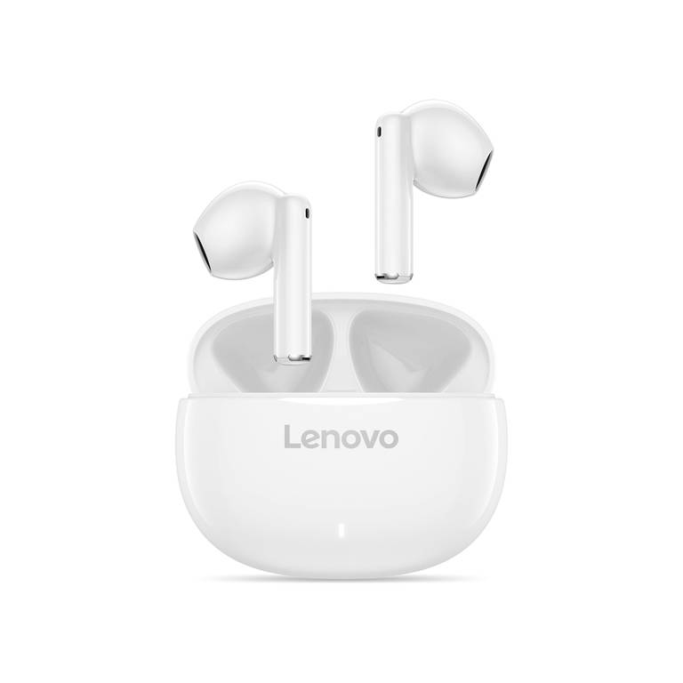 Lenovo Auriculares E310 True Wireless Stereo (Inalámbricos, Sensor Táctil, 10 M trasmisión, Cancelación de Ruido Ambiental, Bluetooth 5.3)