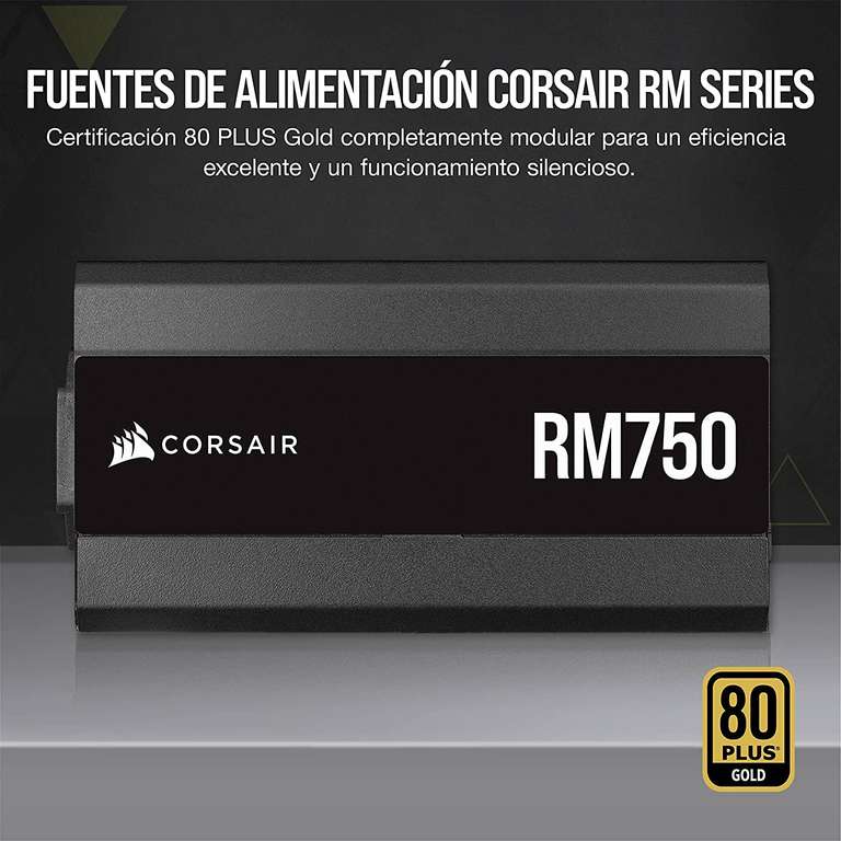 Corsair RM750 (2021) 750W 80 Plus Gold - Fuente de alimentación modular