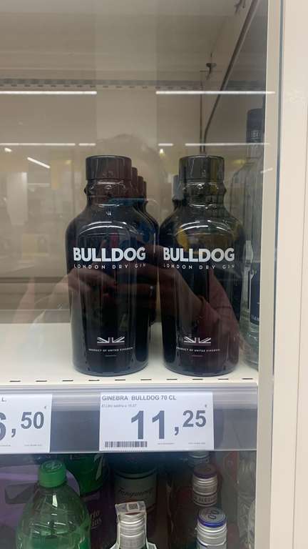 Bulldog London Dry Gin 40% 0,7l en Supeco (Tarifa)