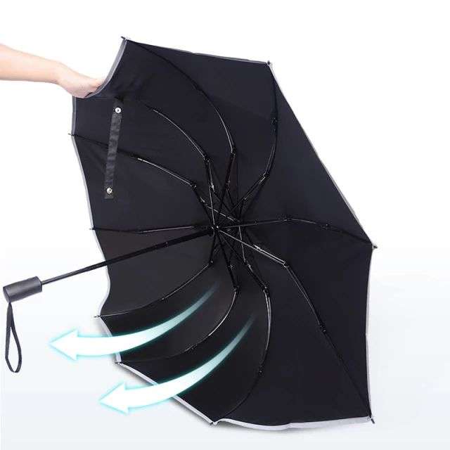 Paraguas automático Xiaomi de fibra de vidrio, reflectante y resistente al viento y la lluvia desde 9,06€.