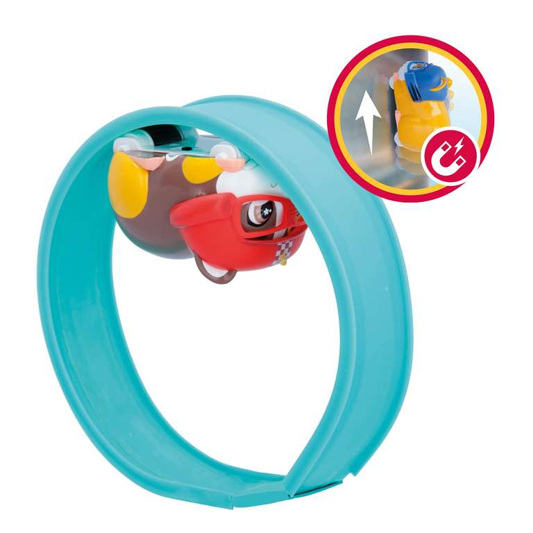 LOOPERS IMC Toys Hammies Smarty, Hámster Vehículo Interactivo Coleccionable con Circuito que Corre Dentro y Fuera de su Rueda