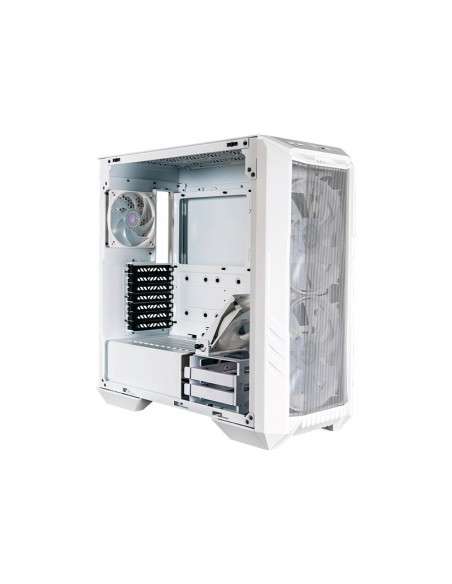 Cooler Master HAF 500 Blanco - Caja e-ATX, 4 ventiladores incluidos