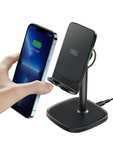 INIU Cargador Inalámbrico Rápido,15W Qi-Certified Wireless Charger Estación