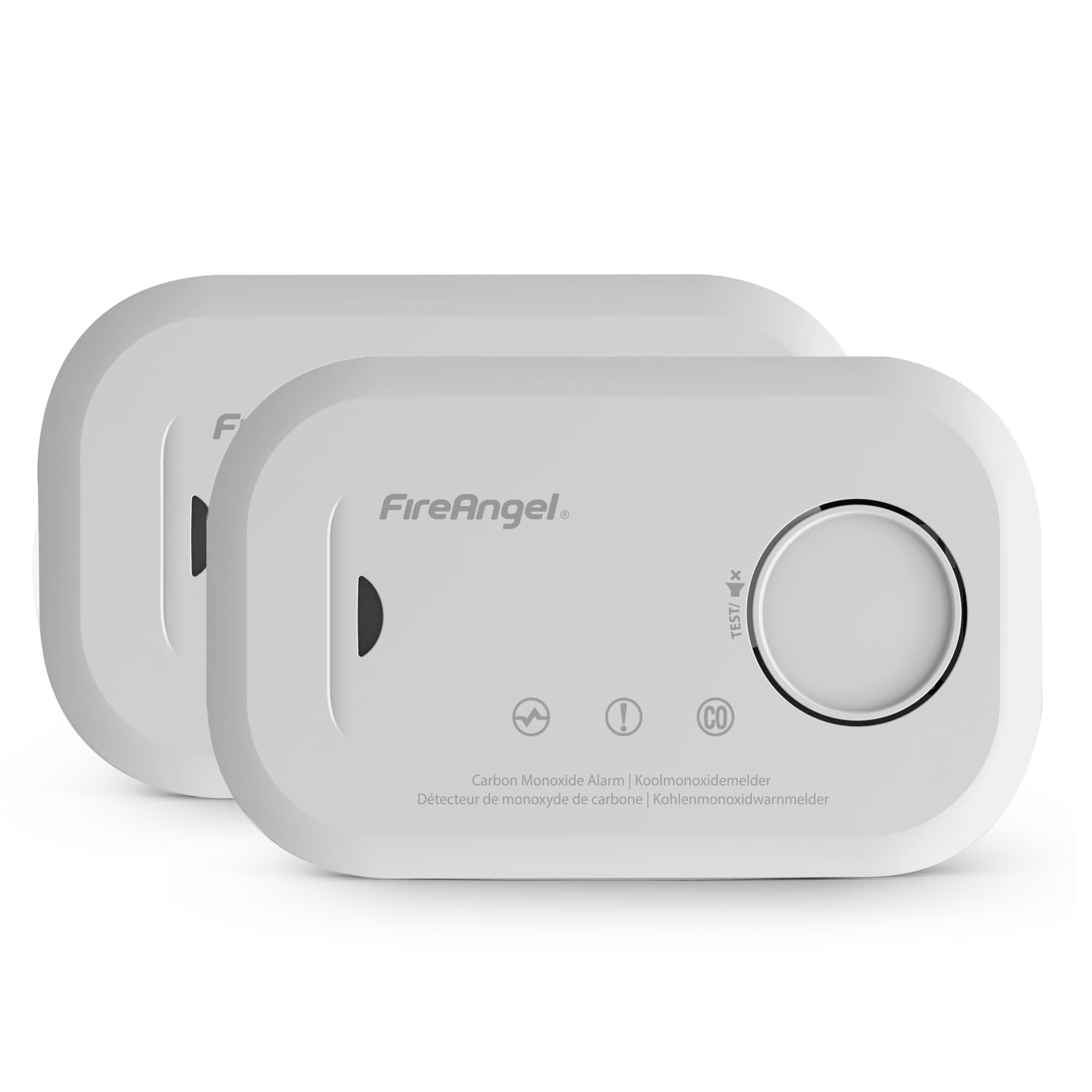 FireAngel 2 Detectores de Monóxido de Carbono FA6813 (Reacondicionado - Como Nuevo)