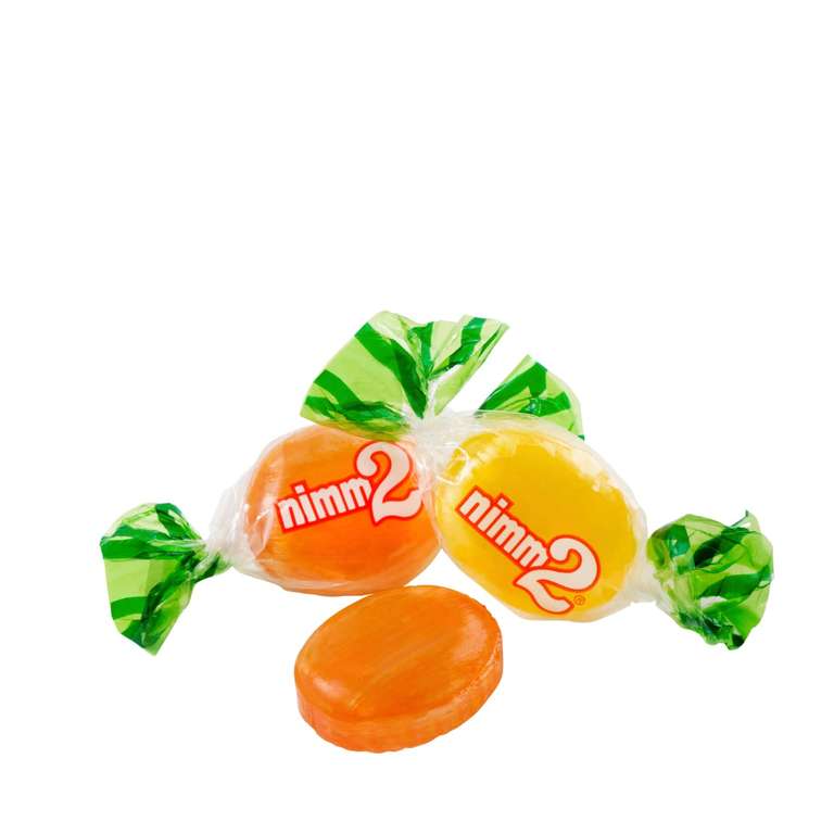 nimm2 - Caramelos duros rellenos sabor naranja y limón con vitaminas (1000g)