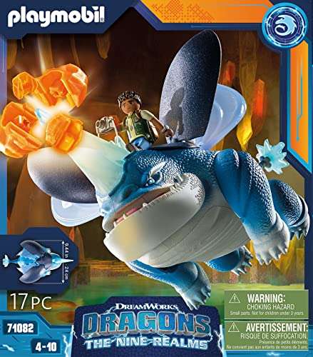 PLAYMOBIL DreamWorks Dragons 71082 Dragons: The Nine Realms - Plowhorn & D'Angelo