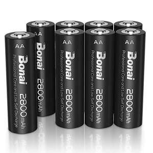 Pilas recargables de celda D prémium con cargador, paquete de 6 baterías de  1.2 V NiMH D con cargador de batería universal para pilas recargables AA