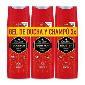 3X Champús / geles Old Spice Booster (total 1200ml)