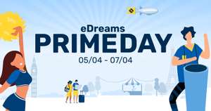 ¡Ha llegado el PRIME DAY de EDreams! descuentos extraordinarios hasta el 7 de abril (¡hasta un 60% de descuento!)