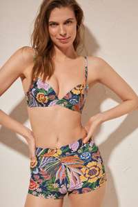 Braga bikini culotte tropical