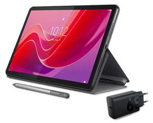 Tablet Lenovo Tab M11 (4GB 128GB) (Wifi) - Luna Grey + Pen, Folio & Charging Adaptor (estudiantes)