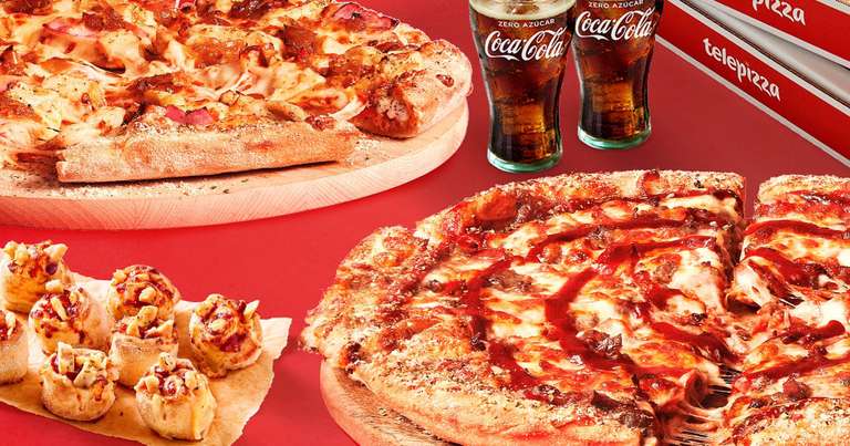 Hasta -50% en combos de Telepizza en Just Eat