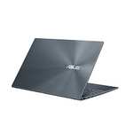 ASUS ZenBook 14 Portátil Full HD (Core i7-1165G7, 16GB RAM-512GB SSD, Iris Xe Graphics, Sin SO) Gris Pino - Teclado QWERTY español