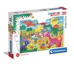 Clementoni 30pzs Does Not Apply 30 Piezas Happy Dinos Puzzle Infantil Personajes Dinosaurios, a Partir de 3 años