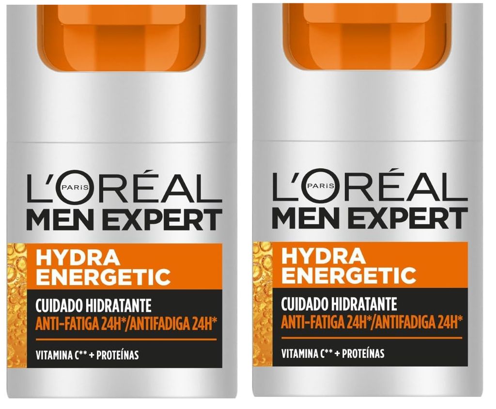 2x L'Oreal Paris Men Expert - 24H Hydra Energetic cuidado hidratante anti-fatiga, 50 ml