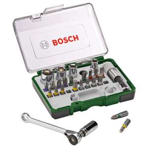 Bosch Professionnal 27 uds. Set de puntas atornillar y carraca