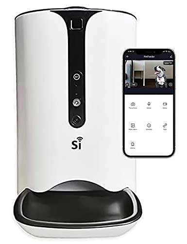 Comedero Gato y Perro automático WiFi cámara - 6 L. (Compatible con Alexa, Google Home & App Smart Life)