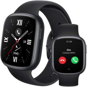 HONOR Watch 4 - 1.75" AMOLED, GPS, 14 Días de Autonomía, Spo2, Monitor de Ritmo Cardíaco y Estrés, 5ATM [72€ Nuevo Usuario] - Smartwatch