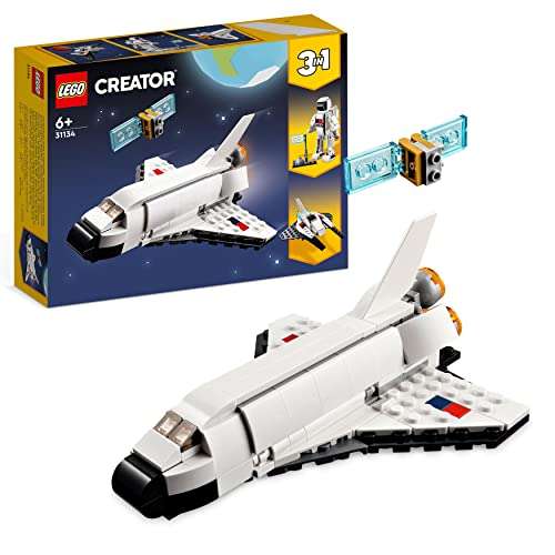 LEGO 31134 Creator 3 en 1 Lanzadera Espacial, Figura de Astronauta o Nave  de Juguete, Set de Construcción para Niños y Niñas » Chollometro