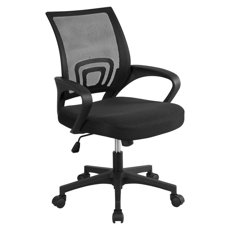 Silla de Escritorio con Soporte Lumbar Altura Ajustable