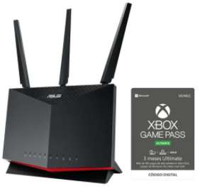 Pack Asus RT-AX86S Router Gaming WiFi 6 AX5700 AiMesh + Xbox Game Pass Ultimate