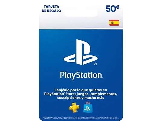 Tarjeta regalo de PlayStation 50€ - Sony Playstation Live Card Dual, PS4 y PS5