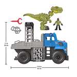 Imaginext Jurassic World 3 Camión transportador de Dinosaurios con accesorios