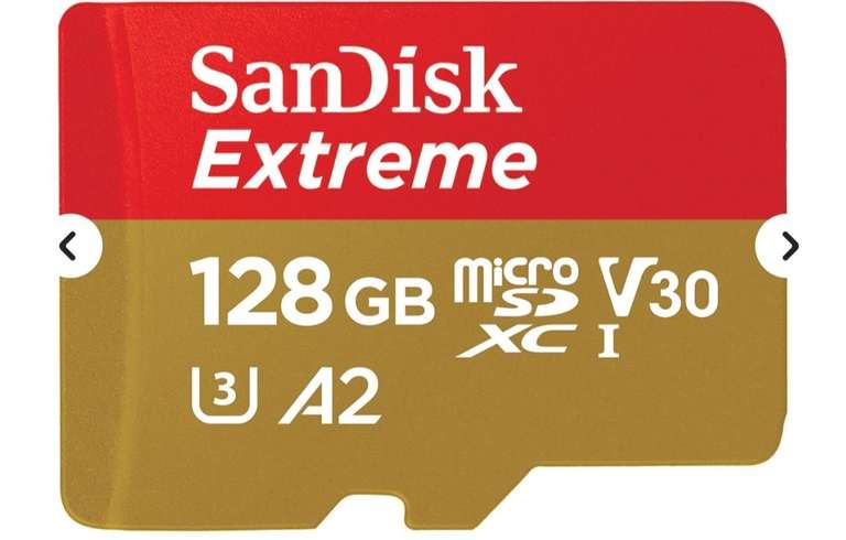 Tarjeta de memoria SanDisk Extreme MicroSDXC 128GB