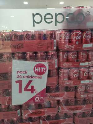 Pack 24 latas Coca-Cola en pepco