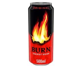 Bebida energética original BURN 50 cl.