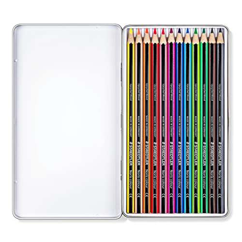 Caja de metal de 12 lápices de colores Staedtler