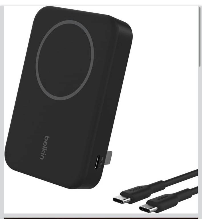 Belkin BoostCharge Pro batería externa inalámbrica de 10 000 mAh con Qi2