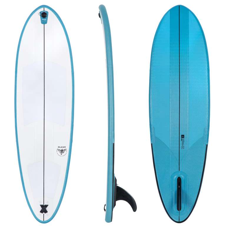 OLAIAN Tabla de Surf Hinchable Evolutiva Olaian 500 6'6". Incluye quilla y bolsa.