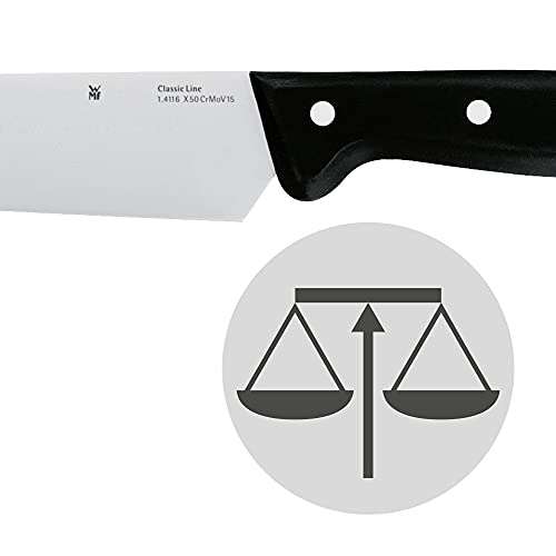 Cuchillo para pan WMF Classic Line Hoja de acero especial 34cm
