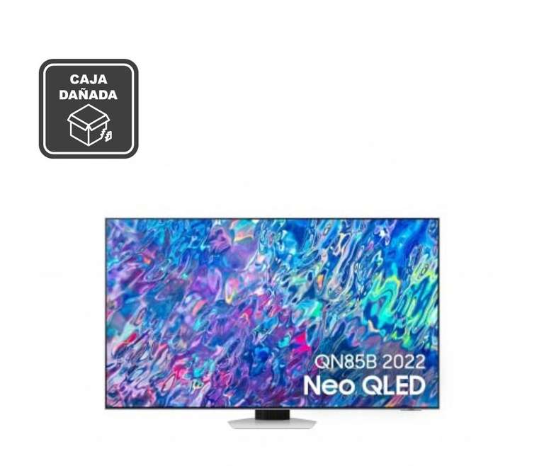 TV QLED 55" - Samsung QE55QN85BATXXC, Neo QLED 4K, Procesador Neo QLED 4K con IA, Smart TV (Caja Dañada)