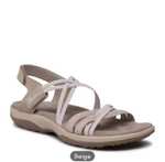 Skechers Sandals Taupe Gore-White Tri 163112-TPE , para Mujer
