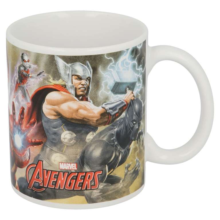 Taza de cerámica de 325 ml en caja regalo de Los Vengadores - Marvel