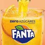 2x Fanta Naranja, Zero Azúcares Añadidos. 2 Packs de 2 botellas de 2L. Total 8L. [0'62€/L - 1'25€/botella].