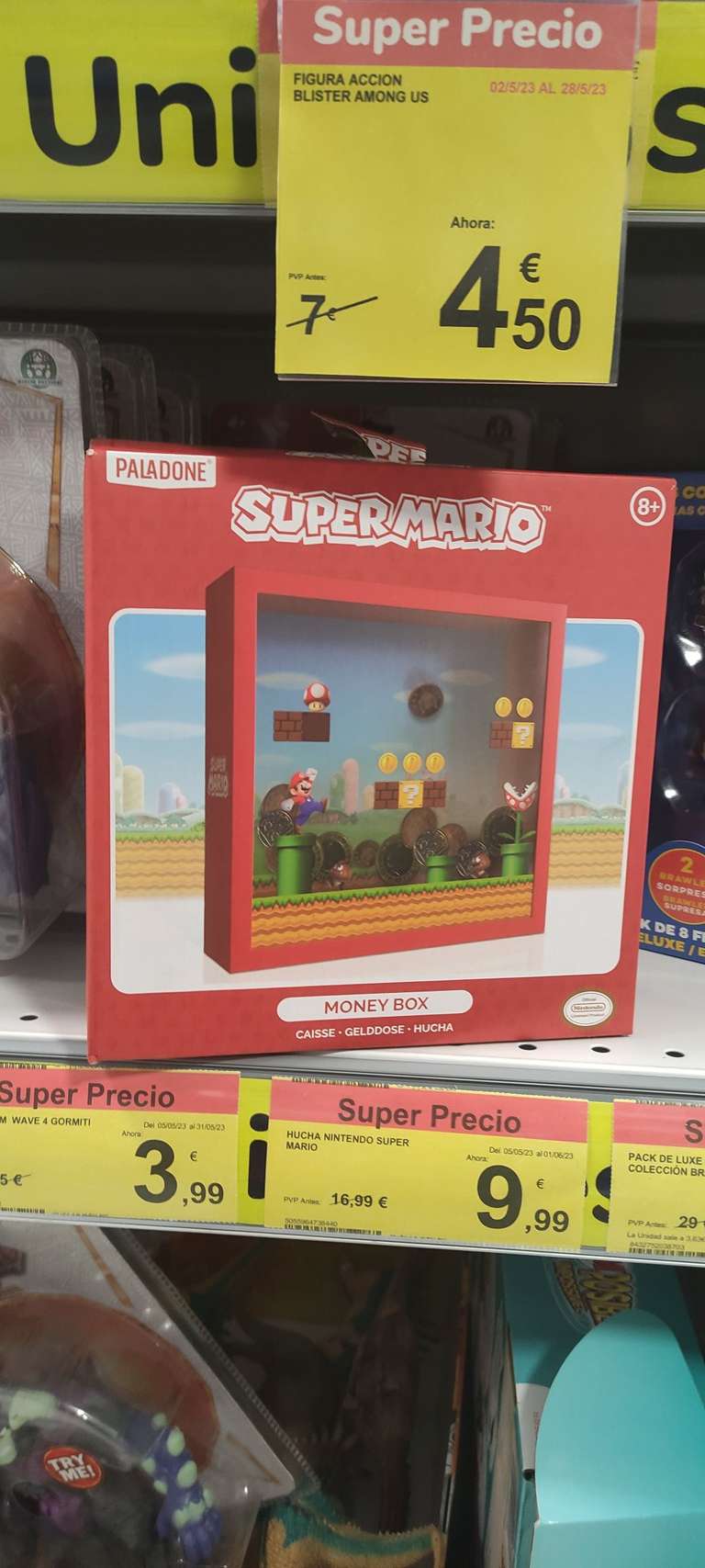 Super Mario Bros. Hucha para Monedas (18 cm) Carrefour