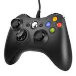 Diswoe Mando Xbox 360, Mando PC con Vibración, USB Wired Gamepad de Controladorpara Xbox 360/Xbox 360 Slim/PC (Windows 7/8/8.1/10/XP/Vista)
