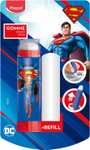 Maped - Goma de Borrar Superman - Diseño Retráctil con Repuesto