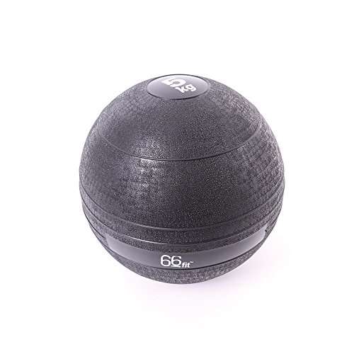 66FIT 66 Fit Slam Ball-Negro, 10 kg, Unisex Adulto