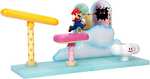 Nintendo Spielset-Wolken Welt-INKL. 6cm Super Juego de Mesa (Incluye Figura de Mario de 6 cm),