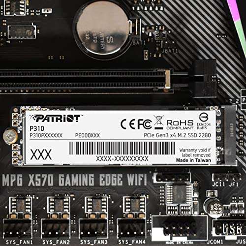 Patriot P310 M.2 PCIe Gen 3 x4 960GB SSD de bajo Consumo - P310P960GM28