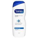 Pack 4 Uds x 550ml Gel de Ducha o Baño Sanex Biomeprotect Dermo Protector, Piel Normal, con Prebiótico.