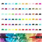 Set de rotuladores doble punta 72 colores
