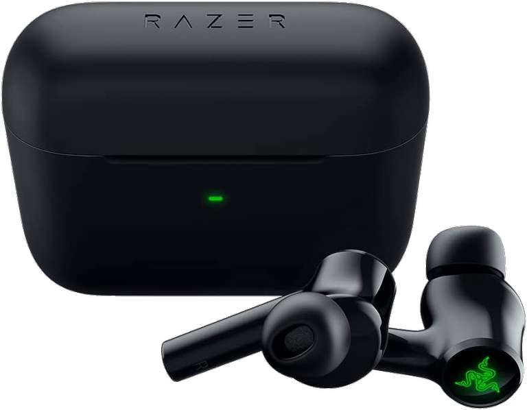 Auriculares True Wireless - Razer Hammerhead True Wireless, Cancelación activa de ruido (ANC), 32.5 h, Negro