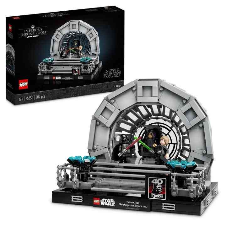 LEGO Star Wars 75352 Diorama: Sala del Trono del Emperador; (807 piezas)