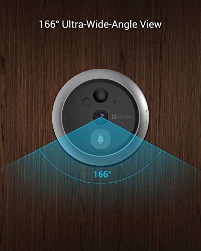 EZVIZ Mirilla Digital de Puerta con Pantalla Táctil a Color de 4.3'' Y por 129€ la no táctil